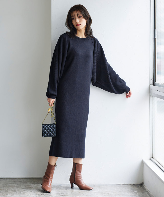 同素材同色のレアな組み合わせがおしゃれ！ボレロ×ワンピの簡単セットアップコーデ