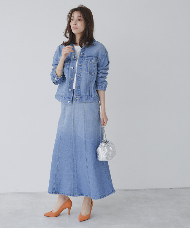 atelier SOMETHING 2WAY LACE UP SALOPETTE SKIRT/レースアップ