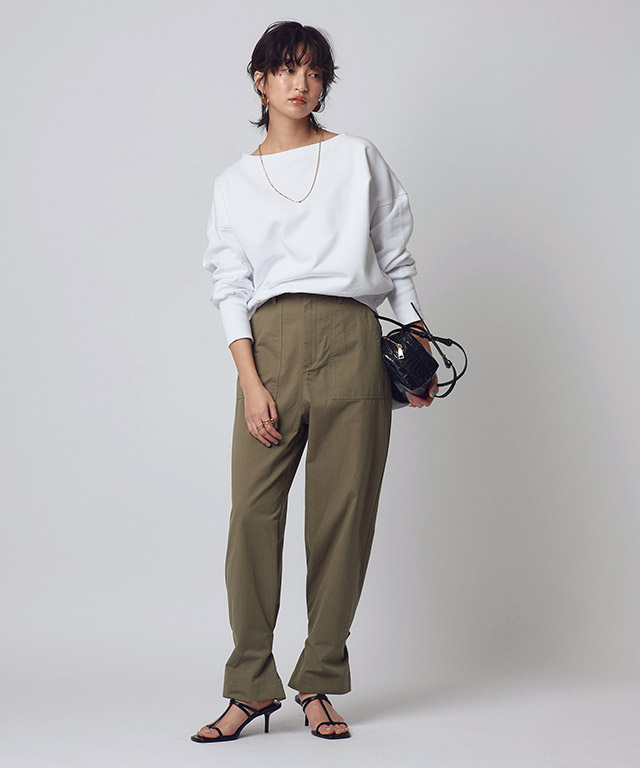 RASW]ボートネックスウェット【KKfashionさんYouTube紹介
