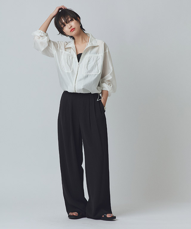 IRENE 22AW 総柄ジップシャツ ブルゾン IRENE 22AW 総柄ジップシャツ ブルゾン